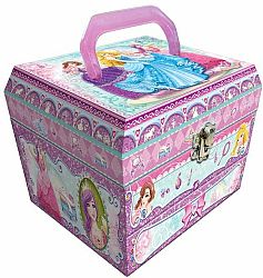 Alltoys kozmetický kufrík pre princezné modrá