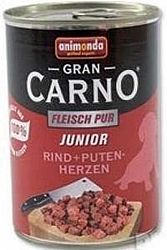 Animonda Gran Carno Junior hovädzie & morčacie srdcia 400 g