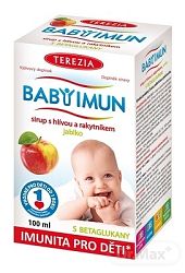 Baby Imun sirup s hlívou a rakytníkem JABLKO 100 ml
