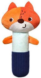 BabyOno plyšová hračka s pískatkom Fox Monday oranžová