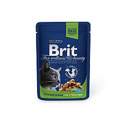 BRIT Premium Cat Chicken Slices for Sterilised 100 g