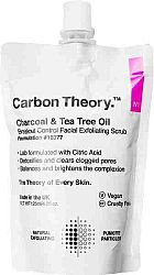 Carbon Theory Charcoal & Tea Tree Oil čistiaci pleťový peeling 125 ml