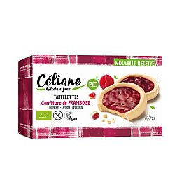 Celiane Gluten free Celiane bezlepkové tartaletky s malinovou náplňou 130 g