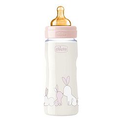 Chicco fľaša dojčenská Original Touch latex dievča V000925 330ml