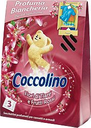 Coccolino voňavé vankúšiky frutti rossi 3 ks