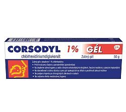 Corsodyl 1% Gél gel.dnt.1 x 50 g