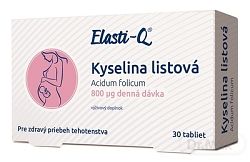 Elasti-Q Kyselina listová 800 y 30 tabliet