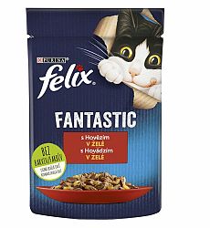 Felix cat Fantastic hovädzie v želé 85 g