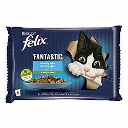 FELIX Fantastic cat výber z rýb želé 4 x 85 g