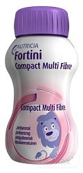 Fortini Compact Multi Fibre s jahodovou príchuťou 4 x 125 ml