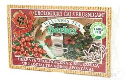 Herbex UROLOGICKÝ čaj S BRUSNICAMI bylinný čaj 20 x 3 g