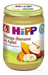 HiPP BIO Jablká s mangom a banánmi 190 g