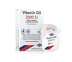 IBSA Vitamin D3 2000 IU s pomarančovou príchuťou 30 ks
