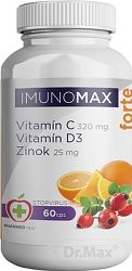 Imunomax Forte Vitamín C+D3+Zinok 60 kapsúl