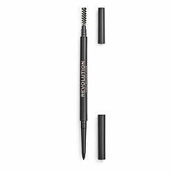 Makeup Revolution Precise Brow Pencil ceruzka na obočie s kefkou Medium Brown 0,05 g