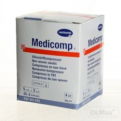 Medicomp Kompres sterilní 5 x 5 cm 25 x 2 ks