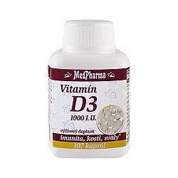 MedPharma Vitamin D3 1000 I.U. 107 tabliet