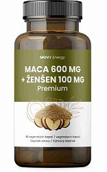 MOVIT ENERGY Maca 600 mg + ženšen 100 mg 90 kapsúl