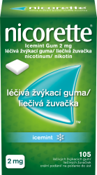 Nicorette Icemint Gum 2 mg gum.med.105 x 2 mg