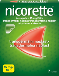 Nicorette invisipatch 15 mg/16h emp.tdm.7 náplastí