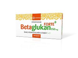 SENIMED Betaglukan 250 mg FORTE + kapsúl s vitamínom C a D 30 ks
