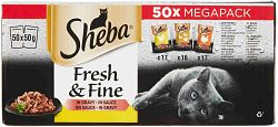 Sheba Fresh&Fine drůbeží výběr 50 x 50 g