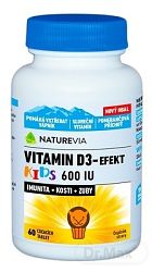 Swiss NatureVia Vitamin D3 Efekt Kids 60 tabliet