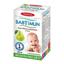 Terezia Company Baby Imun sirup s hlivou a rakytníkom príchuť hruška 100 ml