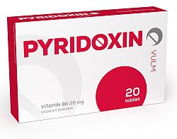Vulm Pyridoxin Vitamín B6 20 mg 20 tabliet