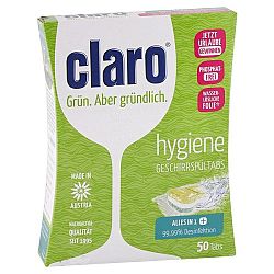 CLARO Hygiene All in 1 tablety do umývačky riadu 50 ks