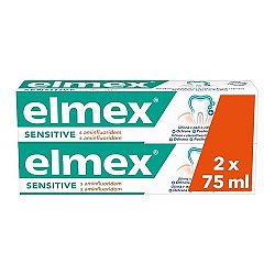 Elmex Sensitive zubná pasta s aminfluoridom duopack 2x75 ml
