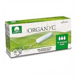 ORGANYC tampóny z organickej bavlny-super 16 ks