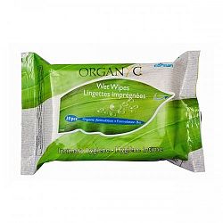 ORGANYC vlhčené obrúsky na intímnu hygienu z organickej bavlny 20 ks