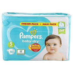 PAMPERS Baby Dry detské plienky 5 11-16 kg 90 ks