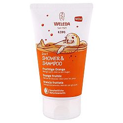 WELEDA detský sprchový krém a šampón 2v1 Šťastný pomaranč 150 ml