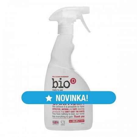Bio-D univerzálny dezinfekčný čistič s rozprašovačom 500 ml