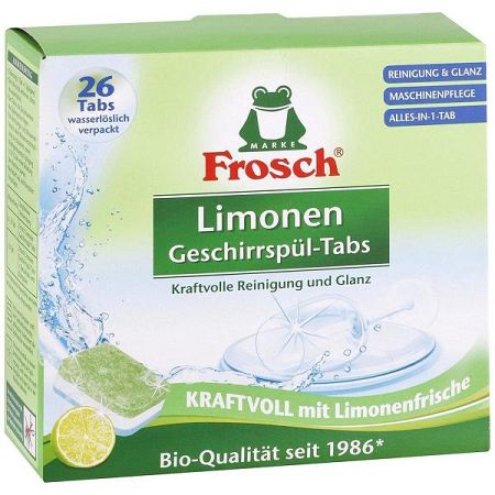 FROSCH BIO tablety do umývačky riadu Limetka 26 ks