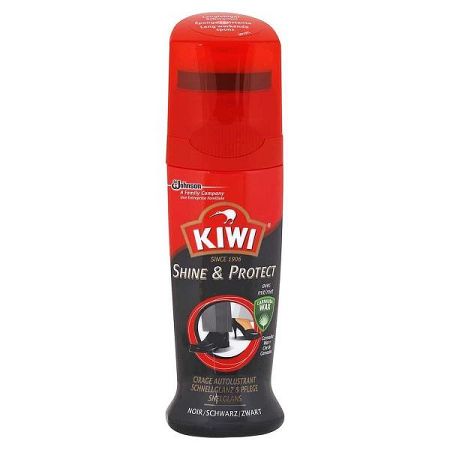 KIWI Shine & Protect vosk na topánky Čierny 75 ml