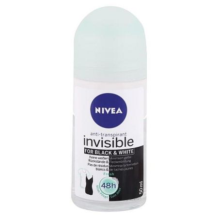 NIVEA guľôčkový antiperspirant Invisible for Black & White Fresh 50 ml