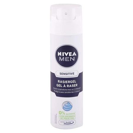 NIVEA Men gél na holenie pre mužov Sensitive 200 ml