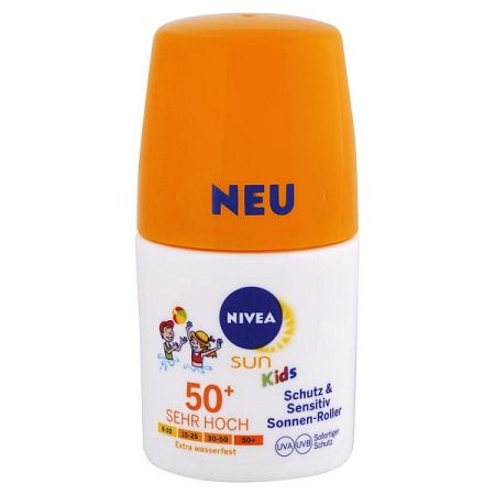 NIVEA Sun hydratačný Roll-on pre deti na opaľovanie SPF 50 50 ml