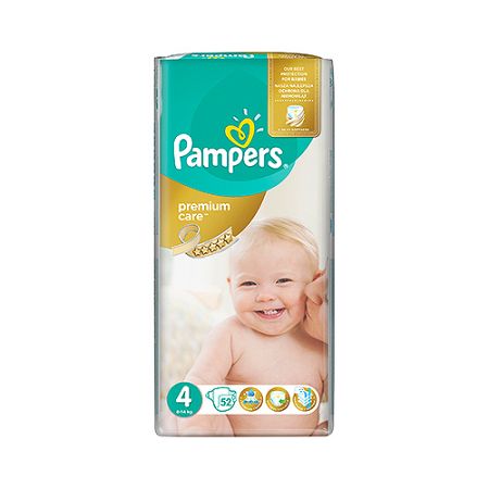 Pampers detské plienky Premium Care Maxi (4) 52 ks