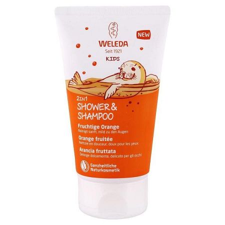 WELEDA detský sprchový krém a šampón 2v1 Šťastný pomaranč 150 ml